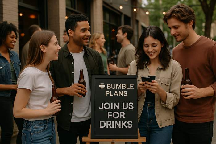 Bumble ประกาศถึงอนาคตที่ไม่ต้องสワイป โดยเน้นย้ำการจัดกิจกรรมพบปะในชีวิตจริงมากขึ้น