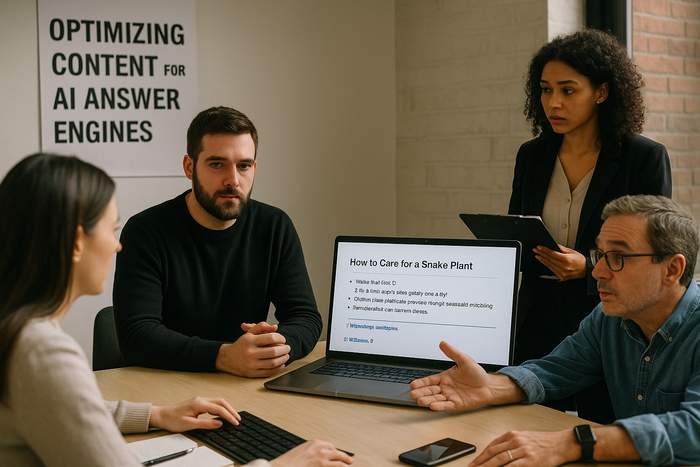 แพลตฟอร์มของโอโซนพยายามจำลองว่าเนื้อหาของผู้เผยแพร่จะปรากฏอย่างไรในคำตอบของ AI