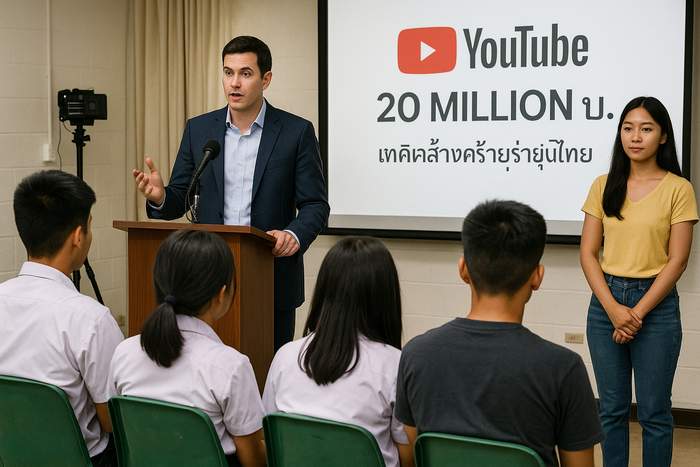 YouTube มอบงบ 20 ล้านดอลลาร์ เสริมสร้างความรู้เทคดิจิทัลให้วัยรุ่นไทย